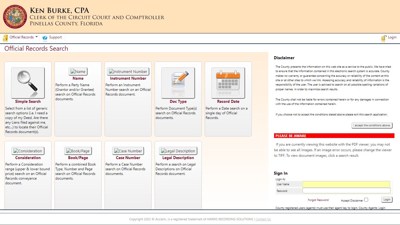 Pinellas County Public Records